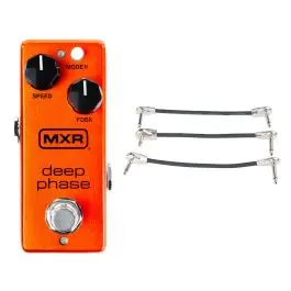 In Demand MXR M279 Deep Phase Phaser Pedal + Gator Patch Cable 3 Pack