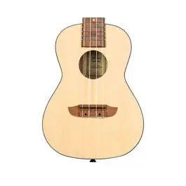 Fan Favorite Ortega Guitars RU4 Bonfire Series Concert Ukulele Natural w/Laser Etch Design