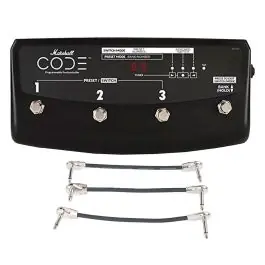 Free Returns Marshall PEDL-91009 CODE STOMPWARE + Gator Patch Cable 3 Pack