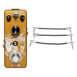 Order Now Outlaw Effects Eldorado 3-Mode Echo Pedal + Gator Patch Cable 3 Pack