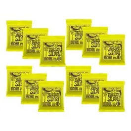 Ernie Ball 2221 Regular Slinky Nickel Wound Electric Guitar Strings 12-Pack Viral