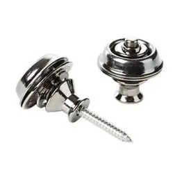 Free Shipping Dunlop SLS1036BN Straplok Black Chrome (Set)