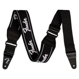 Money Back Guarantee Fender Swell Neoprene Logo Guitar Strap - Running Logo