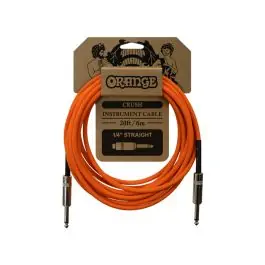 Orange Amplifiers Crush 20ft Instrument Cable Straight to Straight - Orange Factory Price