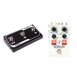 Digitech SDRUM Strummable Drums + DigiTech FS3X 3-Button Footswitch Warranty Included