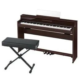 Casio Celviano AP-S450BN Digital Piano - Rosewood + Gator Keyboard Bench Top Rated
