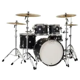 Place Order DW Design Series 4-pc Maple Shell Pack Black Satin Lacquer w/ 22" Kick