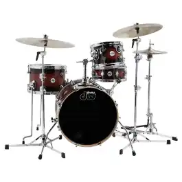 Clearance DW Design Mini Pro 4-Piece Drum Kit w/18" Kick - Tobacco Burst