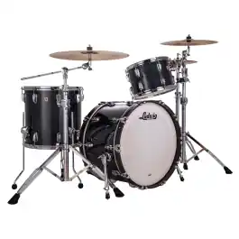 Ludwig Classic Maple Fab 3-pc Shell Pack w/22" Kick - Hybrid Black Sparkle - Used Sale