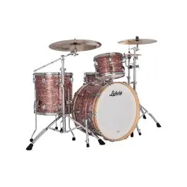 Price Cut Ludwig Classic Maple Fab 3-pc Shell Pack - Vintage Pink Oyster - Used