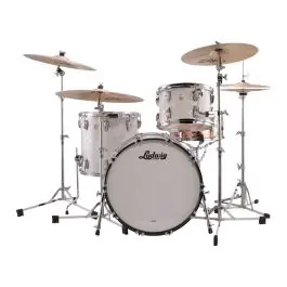 Ludwig Classic Maple Fab 3-Piece Shell Pack w/22" Kick - White Marine - Open Box Time-Limited