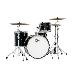 Gretsch Renown 4-pc Drum Set (24/13/16/14 Snare) - Piano Black - Open Box Original