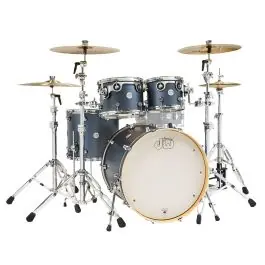 DW Design Series 4-pc Maple Shell Pack Blue Slate w/ 22" Kick - Open Box Best Choice