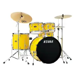 Tama Imperialstar 5-Pc Complete Drum Kit w/22" Kick - Electric Yellow Best Seller
