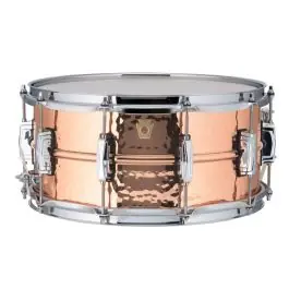 Ludwig 6.5x14" Hammered Copper Snare Drum Factory Price
