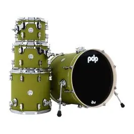 Exclusive PDP Concept Maple 4-Piece Fusion Shell Pack - Satin Olive