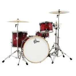 Luxury Gretsch Drums Catalina Club 4pc Shell Pack - Gloss Crimson Burst - Open Box