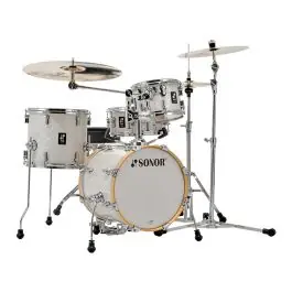 Sonor AQ2 Maple Safari 4-pc Shell Pack w/ 16" Kick - White Marine Pearl - Open Box Price Drop