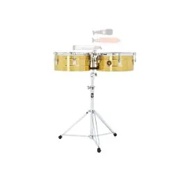 Best Price Latin Percussion Tito Puente 13" and 14" Timbales - Brass