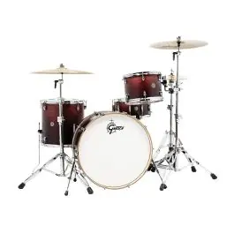 Latest Gretsch Catalina Club 4-pc Shell Pack w/24" Kick - Satin Antique Fade - Open Box