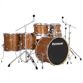 Ludwig Evolution 6-Piece Shell Pack w/22" Kick - Cherry - Open Box Deal
