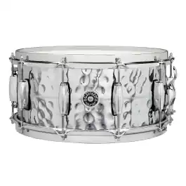Gretsch Drums 6.5x14" USA Brooklyn Snare Drum - Hammered Chrome Over Brass Last Chance