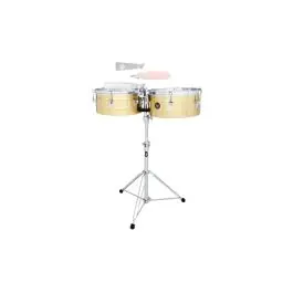 Open Box Latin Percussion Tito Puente 14" and 15" Timbales - Brass Time-Limited