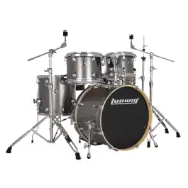Instant Buy Ludwig Evolution 5-Piece Shell Pack w/20" Kick - Platinum Sparkle - Open Box