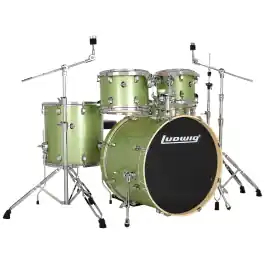 Brand New Ludwig Evolution 5-Piece Shell Pack w/22" Kick - Mint Sparkle - Open Box