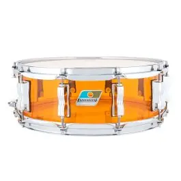 Ludwig Vistalite 5"x14" Snare Drum - Amber - Used Top Rated