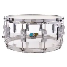 Ludwig Vistalite 6.5"x14" Snare Drum - Clear - Open Box Brand New