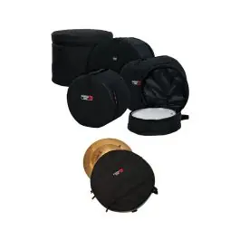 Gator Cases GP-FUSION16 5-Piece Fusion Set Bags + 24" Cymbal Backpack Top Rated