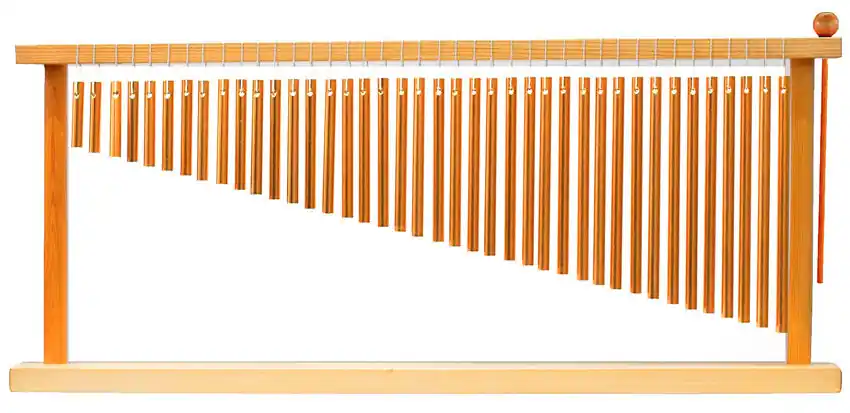 Worldwide Shipping Opus Percussion 40 Bar Chime Set on Wooden Frame Stand with Mallet