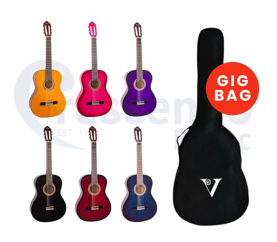 Valencia 3/4 and 4/4 Size Series 100 Classical Guitar & Bag PACK Price Drop