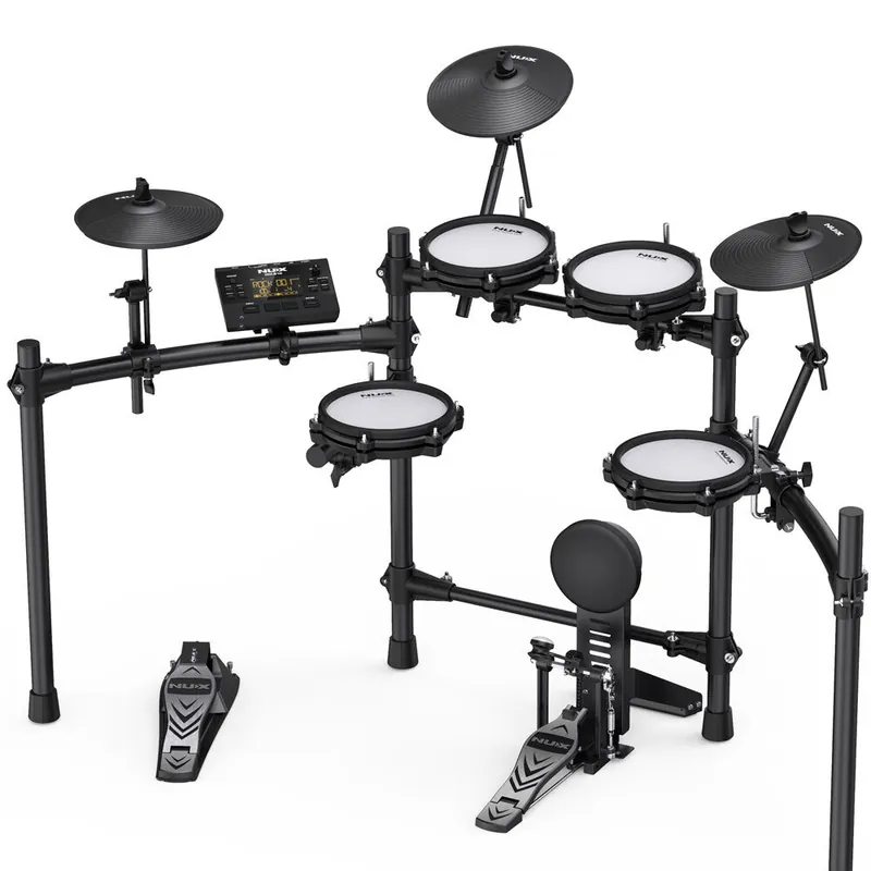 NUX DM210 Portable 8-Piece Electronic Drum Kit with All Mesh Heads Seasonal Sale