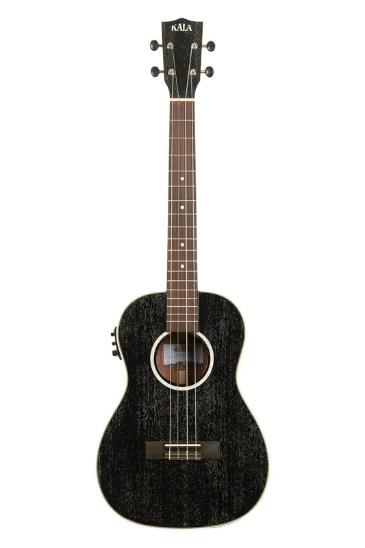 Kala All Solid Salt & Pepper Doghair Mahogany Baritone Ukulele Express Delivery