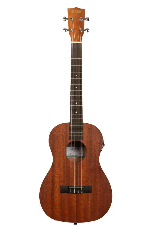 Deal Kala Satin Mahogany Baritone Left-Handed Ukulele w/EQ