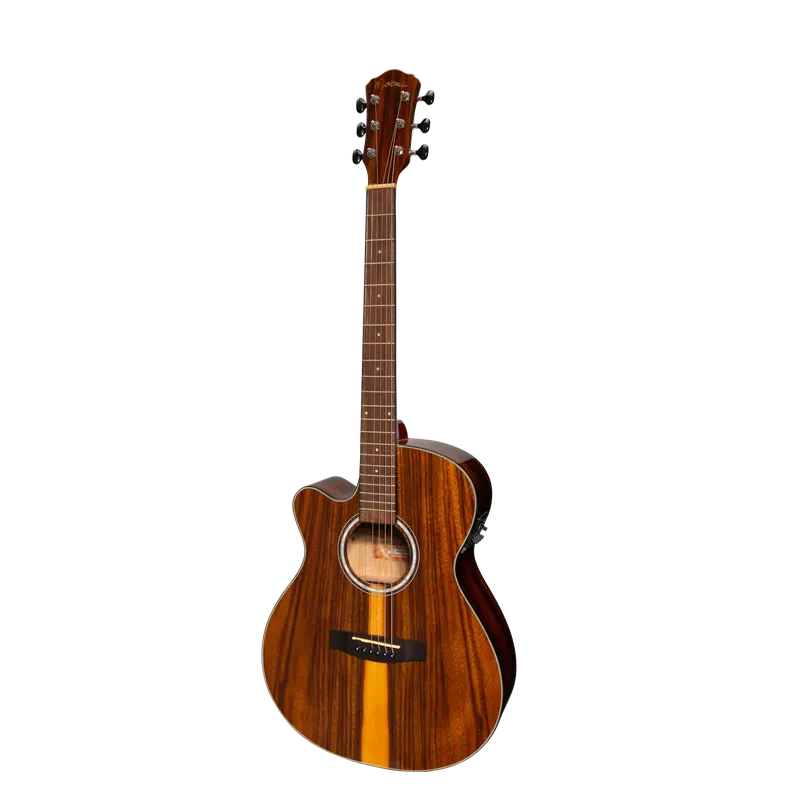 Martinez '51 Series' Left-Handed Folk Size Cutaway Acoustic Guitar (3 Options) Budget