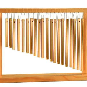 Opus Percussion 20 Bar Chime Set on Wooden Frame Stand with Mallet Save Now