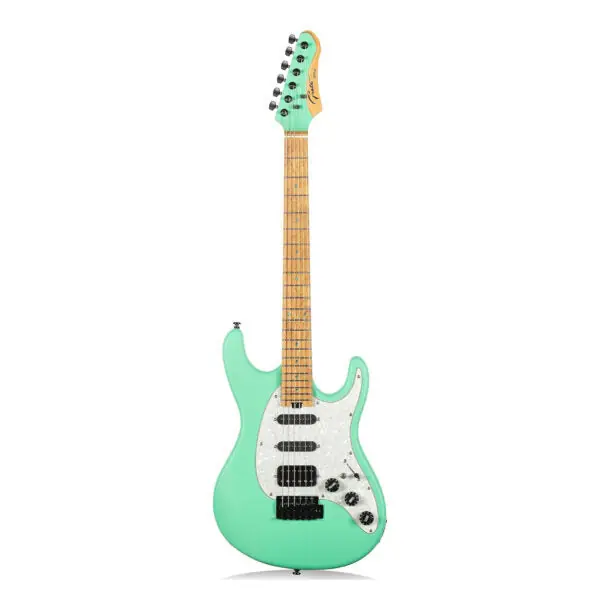 Next Day Delivery Grote "ST4" Series Electric Guitar in Satin Cool Green