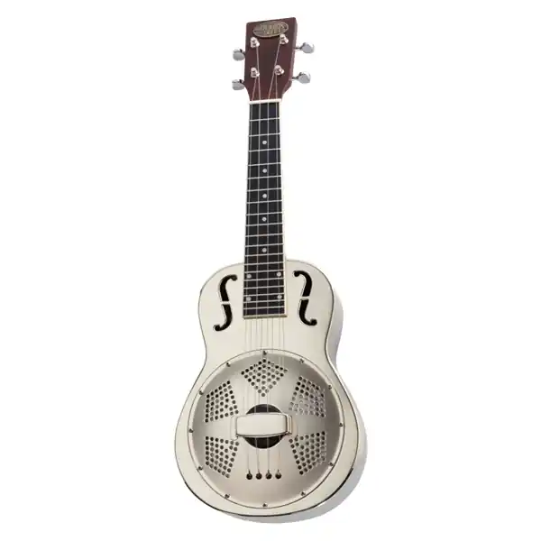 Same Day Shipping Bourbon Street Nickel Concert Resonator Ukulele
