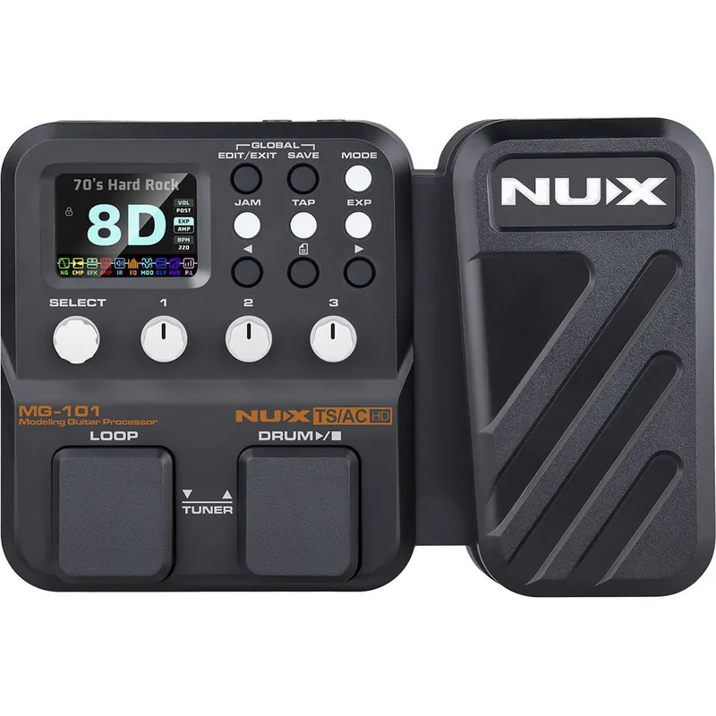 Budget NUX MG101 Multi-Effects & Modelling Guitar Processor