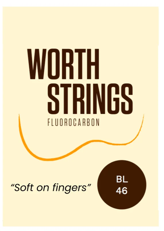 Fan Favorite Worth Brown Ukulele String Set Concert Custom Light BL