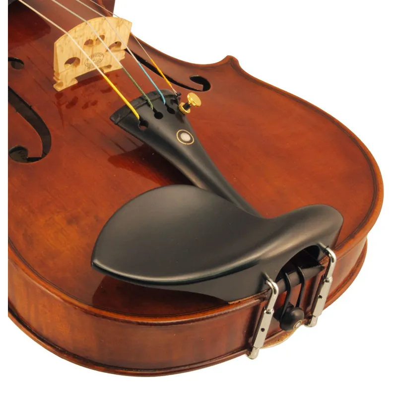 Violin Chinrest Strad Style Ebony 4/4 Fan Favorite