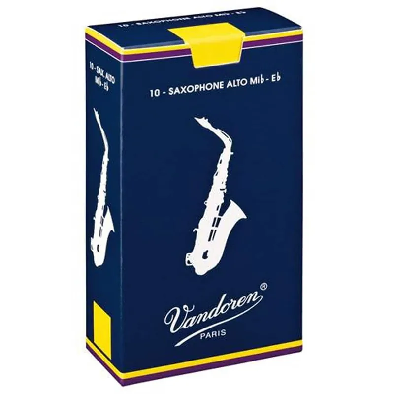 Luxury Vandoren Traditional Alto Saxophone Reeds Box of 10