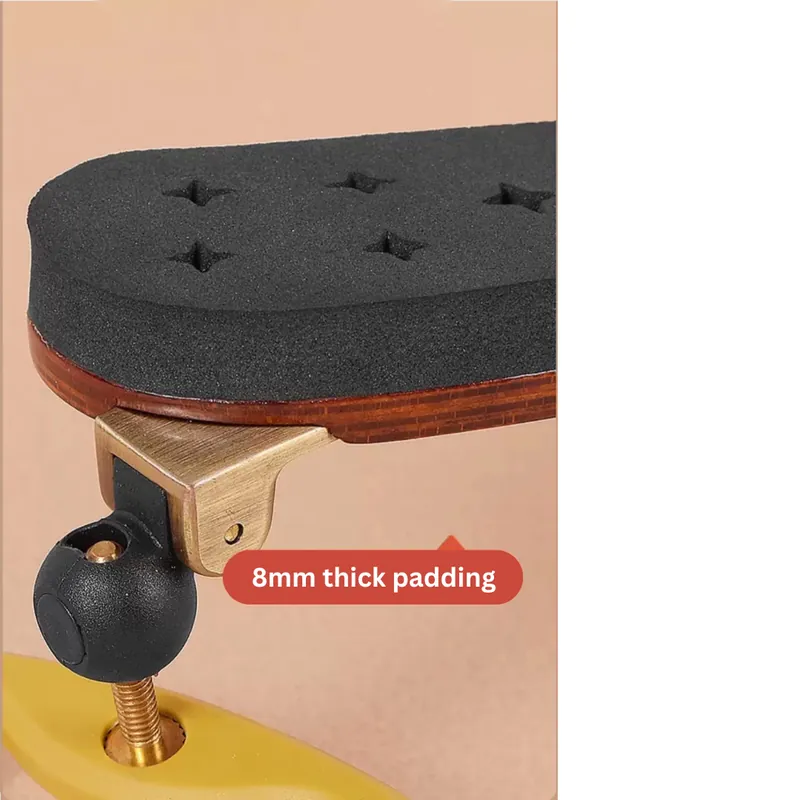Modern Kapaier KPE Viola Shoulder Rest Arched Collapsible – 15" and 16"Sizes