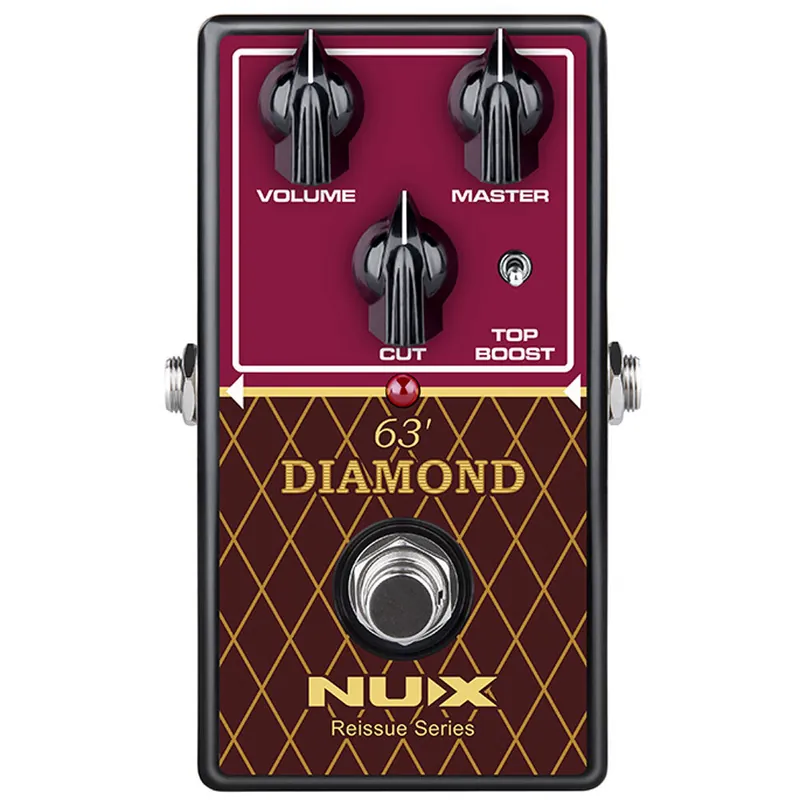 NU-X Reissue Series 63' Diamond Overdrive Effects Pedal One Day Deal