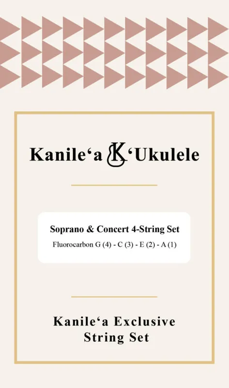 Kanile’a 4-String High G (Standard) Ukulele Set for Soprano/Concert Latest