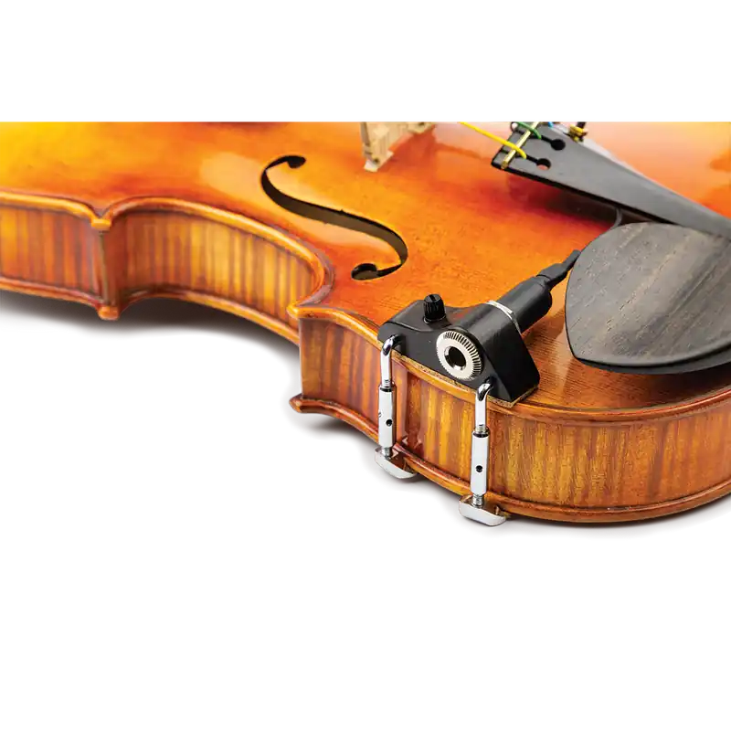 KNA Violin Viola Ebony Electronic Pickup with Volume Control Sale