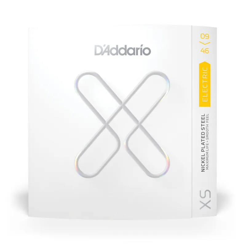 D'Addario XS Coated Nickel Wound 9-46 Electric Guitar Strings, Light Top/Regular Bottom One Day Deal